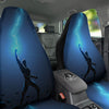 Man And Blue Lightning Print Car Seat Covers-grizzshop