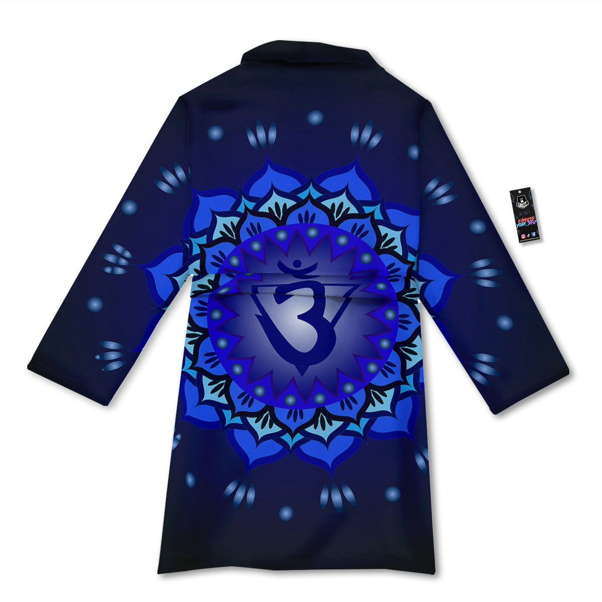 Mandala Ajna Chakra Print Bathrobe-grizzshop