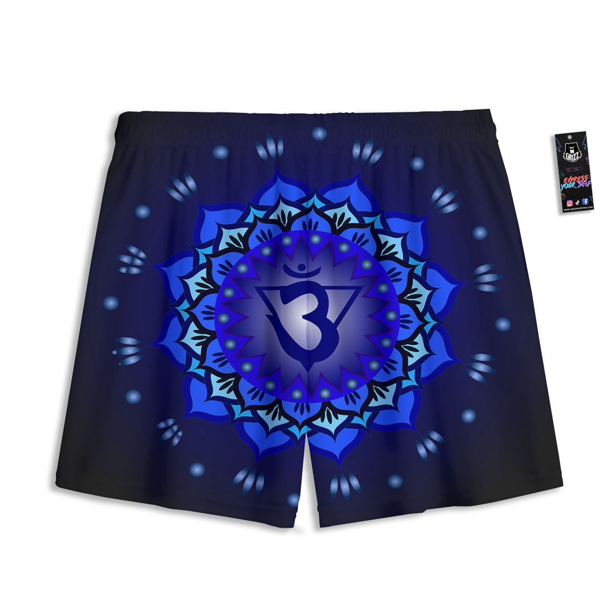 Monstera Green Tropical Print Pattern Mesh Shorts