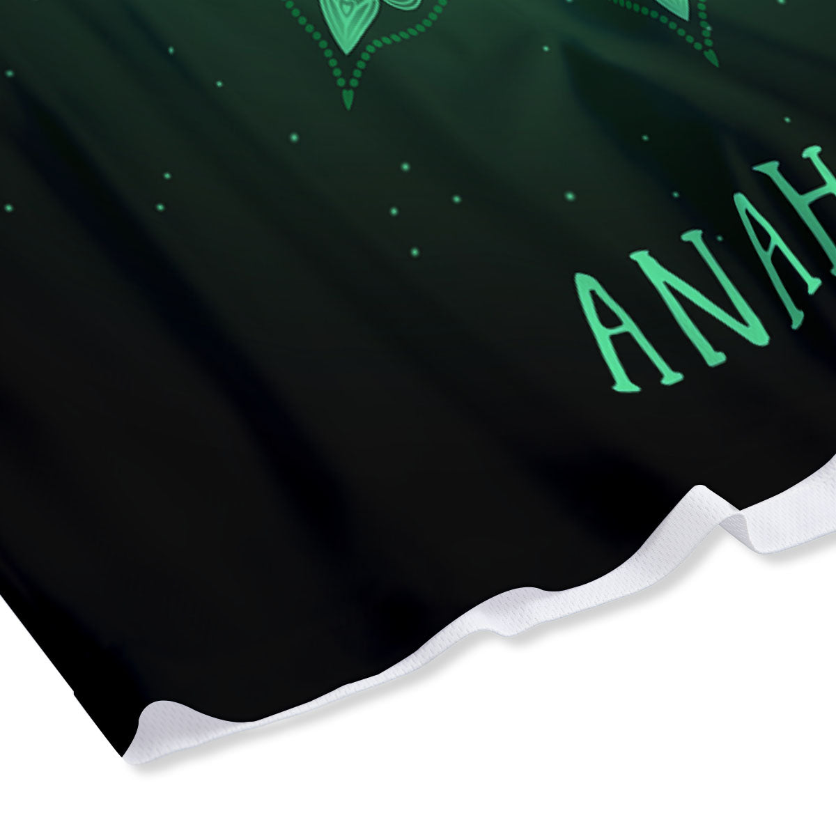 Monstera Leaf Green Print Mesh Shorts