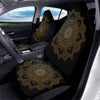 Mandala Black And Gold Print Car Seat Covers-grizzshop