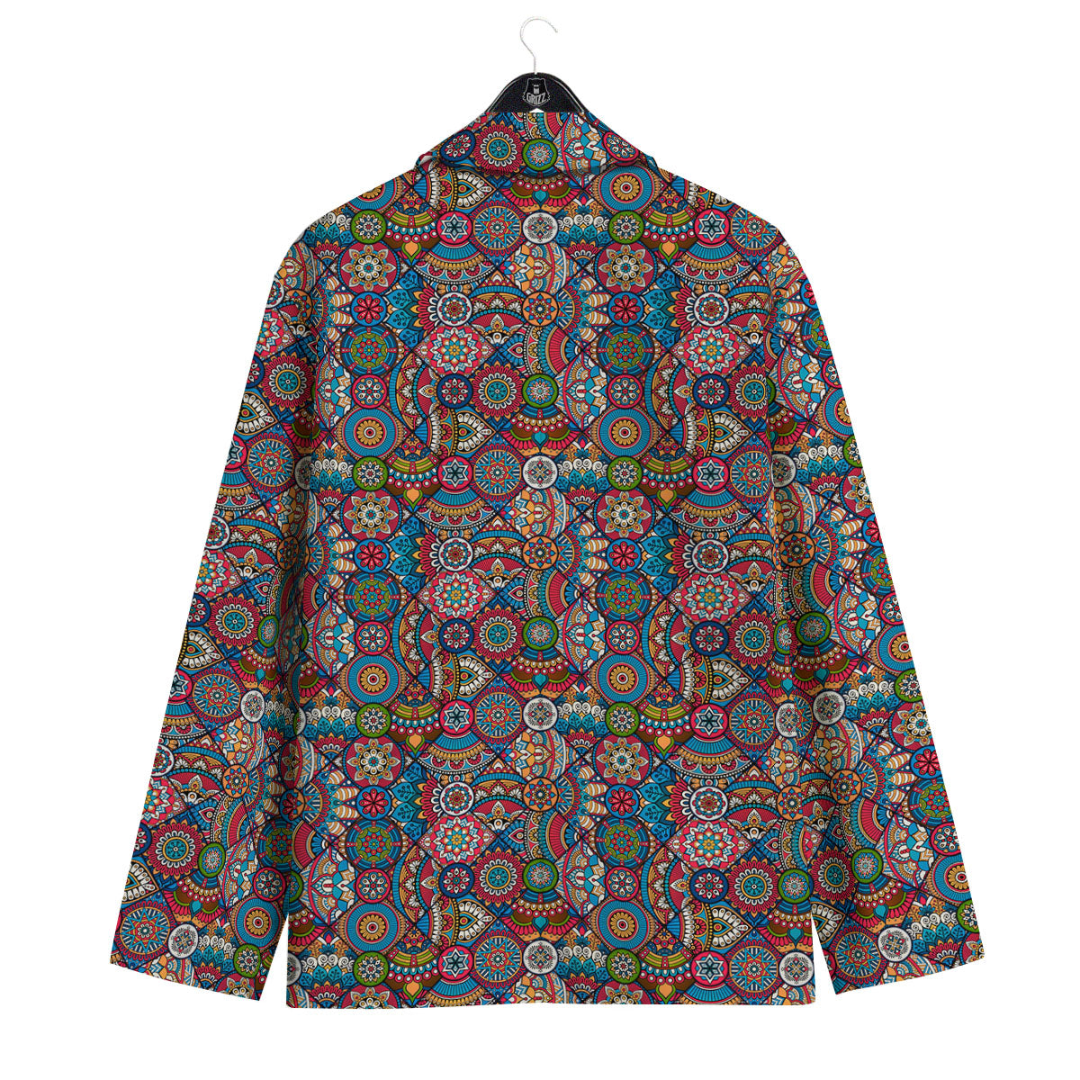 Mandala Bohemian Colorful Print Pattern Men's Sport Coat-grizzshop
