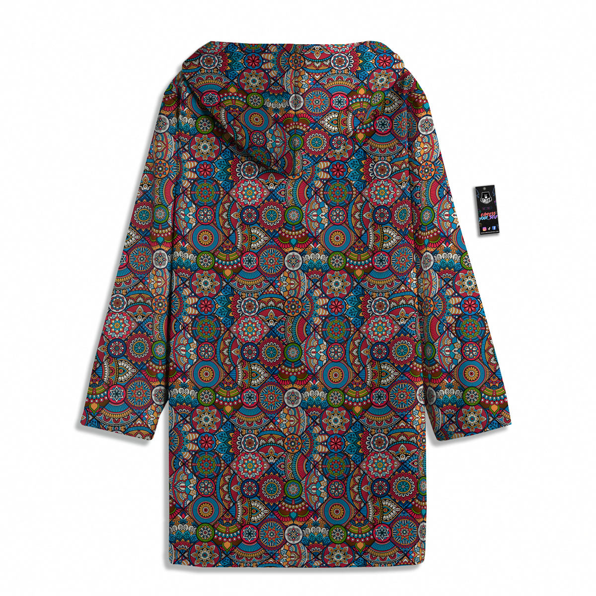 Mandala Bohemian Colorful Print Pattern Men's Windbreaker Jacket-grizzshop