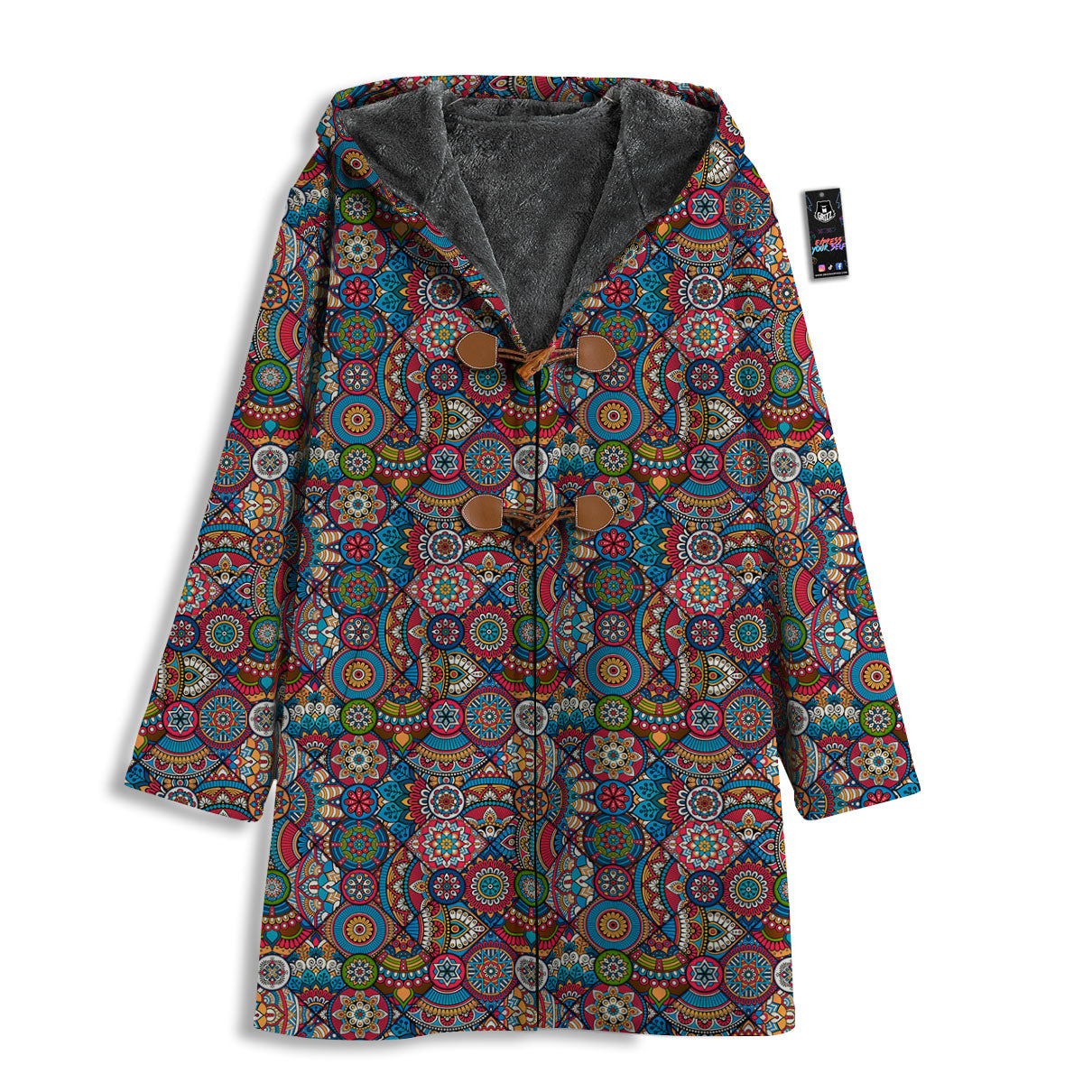 Mandala Bohemian Colorful Print Pattern Men's Windbreaker Jacket-grizzshop