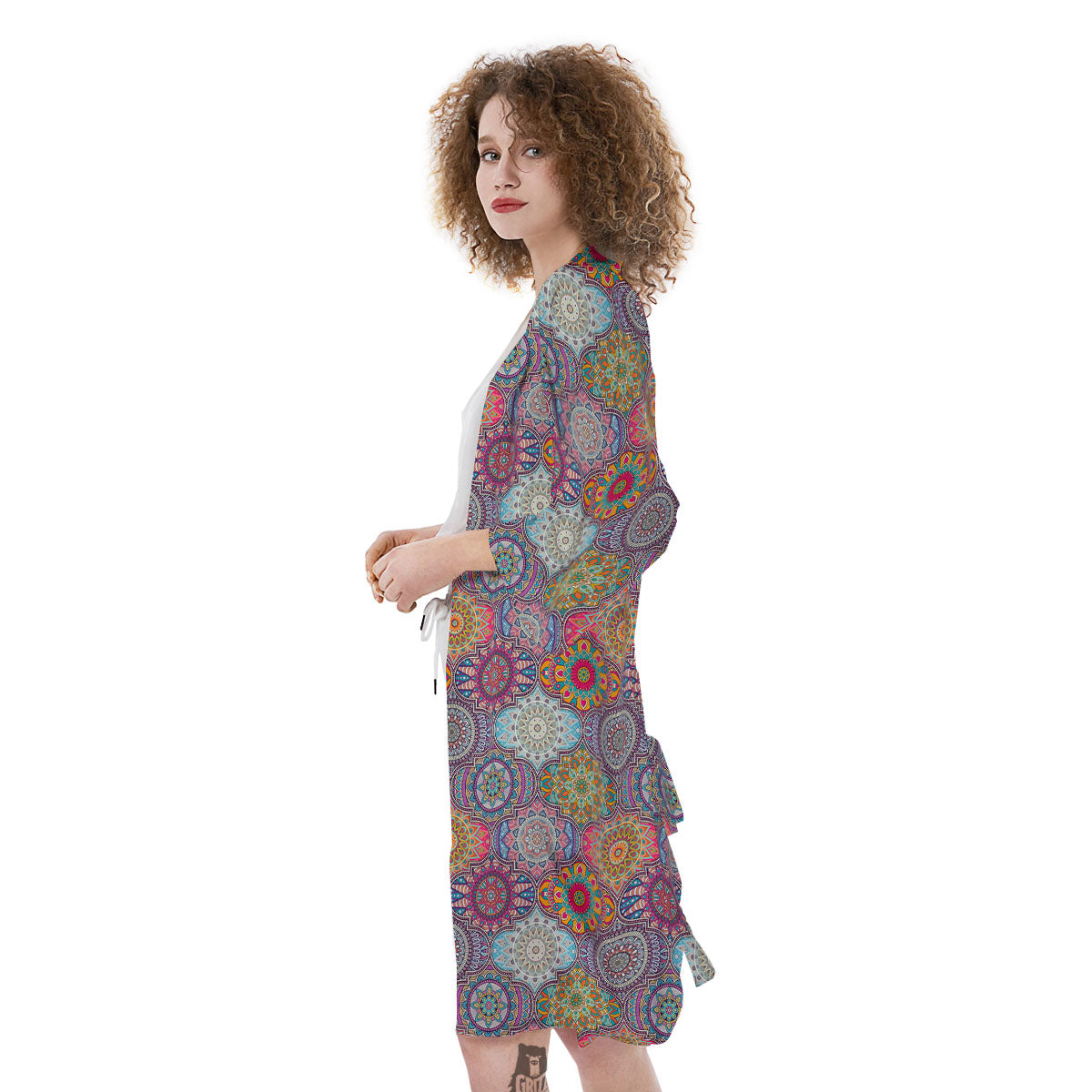 Mandala Bohemian Indian Print Pattern Kimono-grizzshop