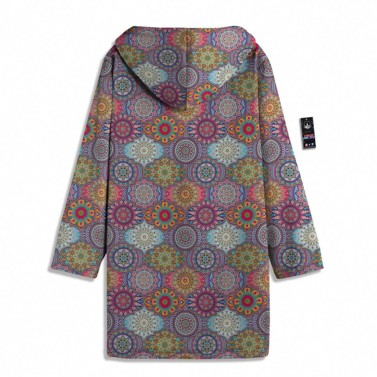 Mandala Bohemian Indian Print Pattern Men's Windbreaker Jacket-grizzshop