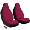 Mandala Bohemian Magenta Print Pattern Car Seat Covers-grizzshop