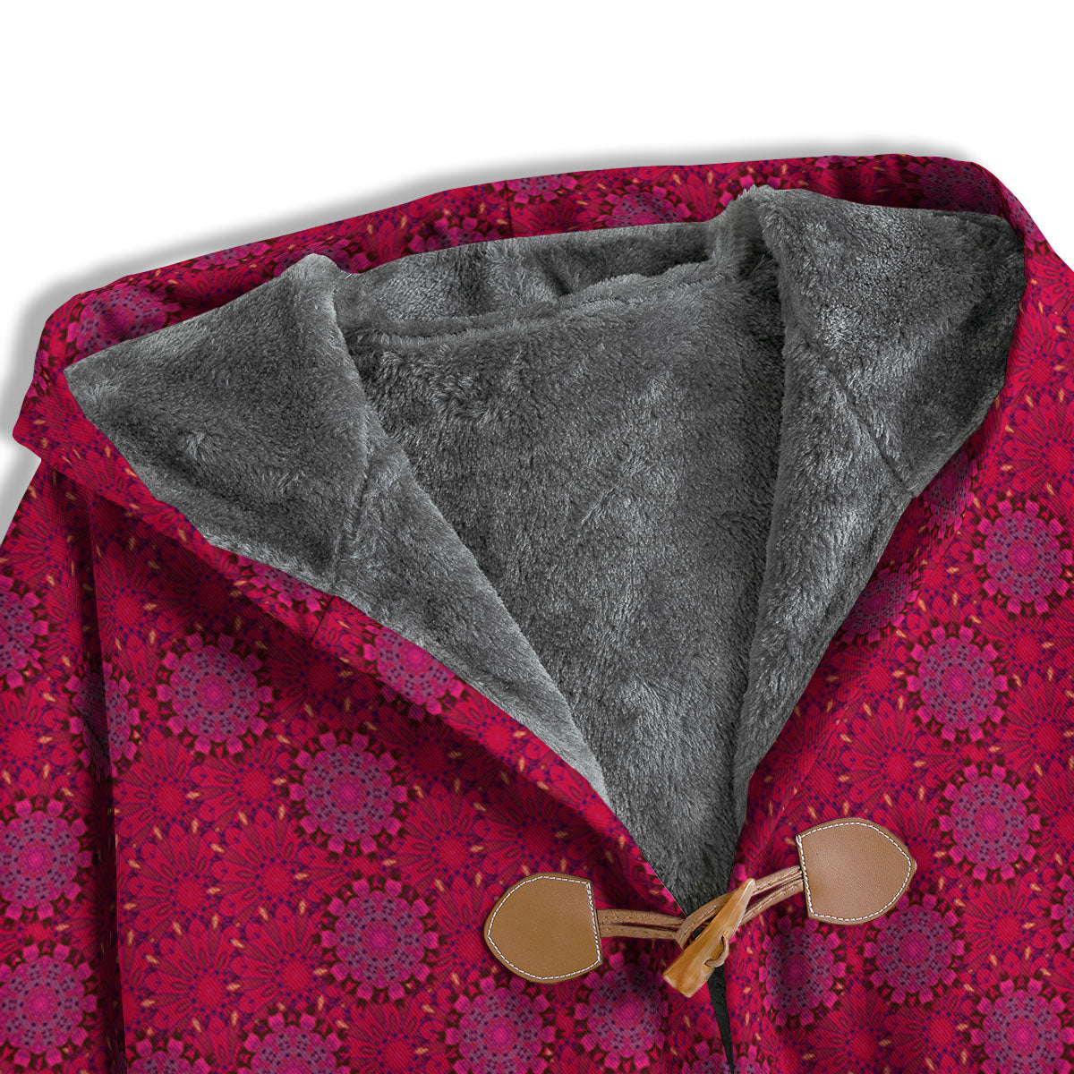 Mandala Bohemian Magenta Print Pattern Men's Windbreaker Jacket-grizzshop