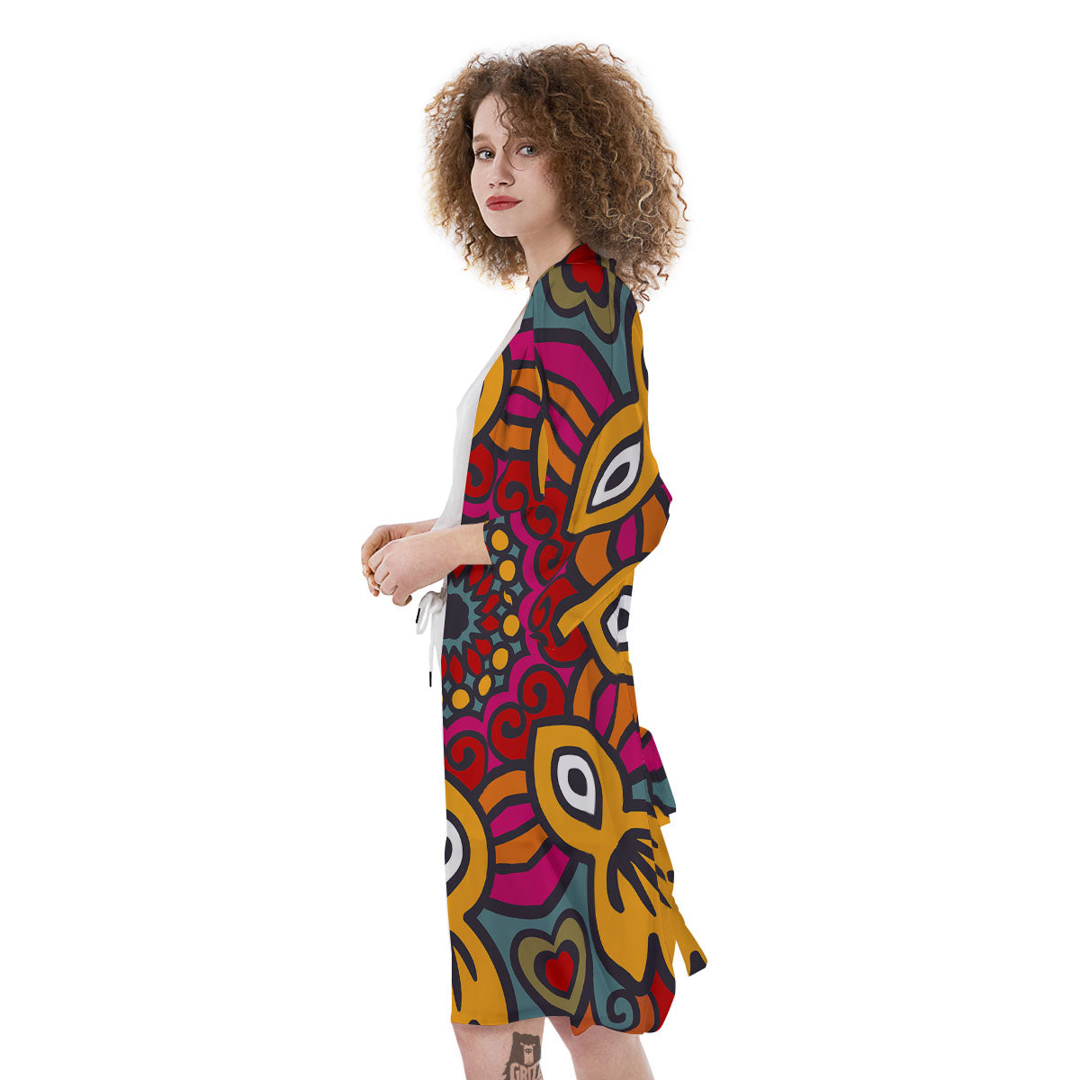 Mandala Bohemian Native Print Pattern Kimono-grizzshop
