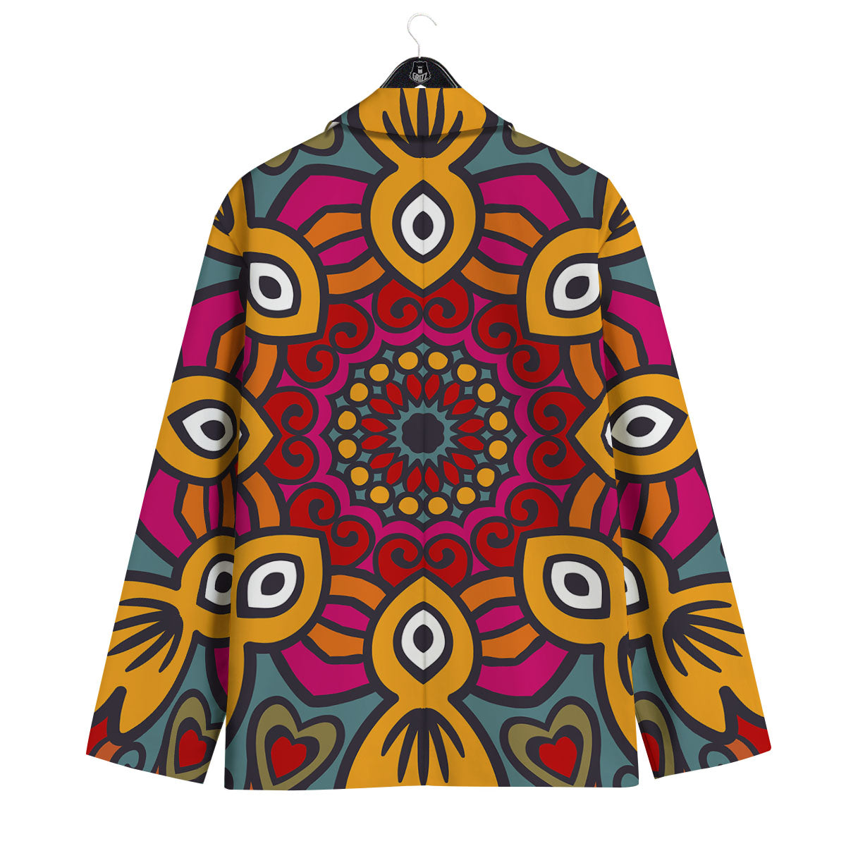 Mandala Bohemian Native Print Pattern Men's Sport Coat-grizzshop