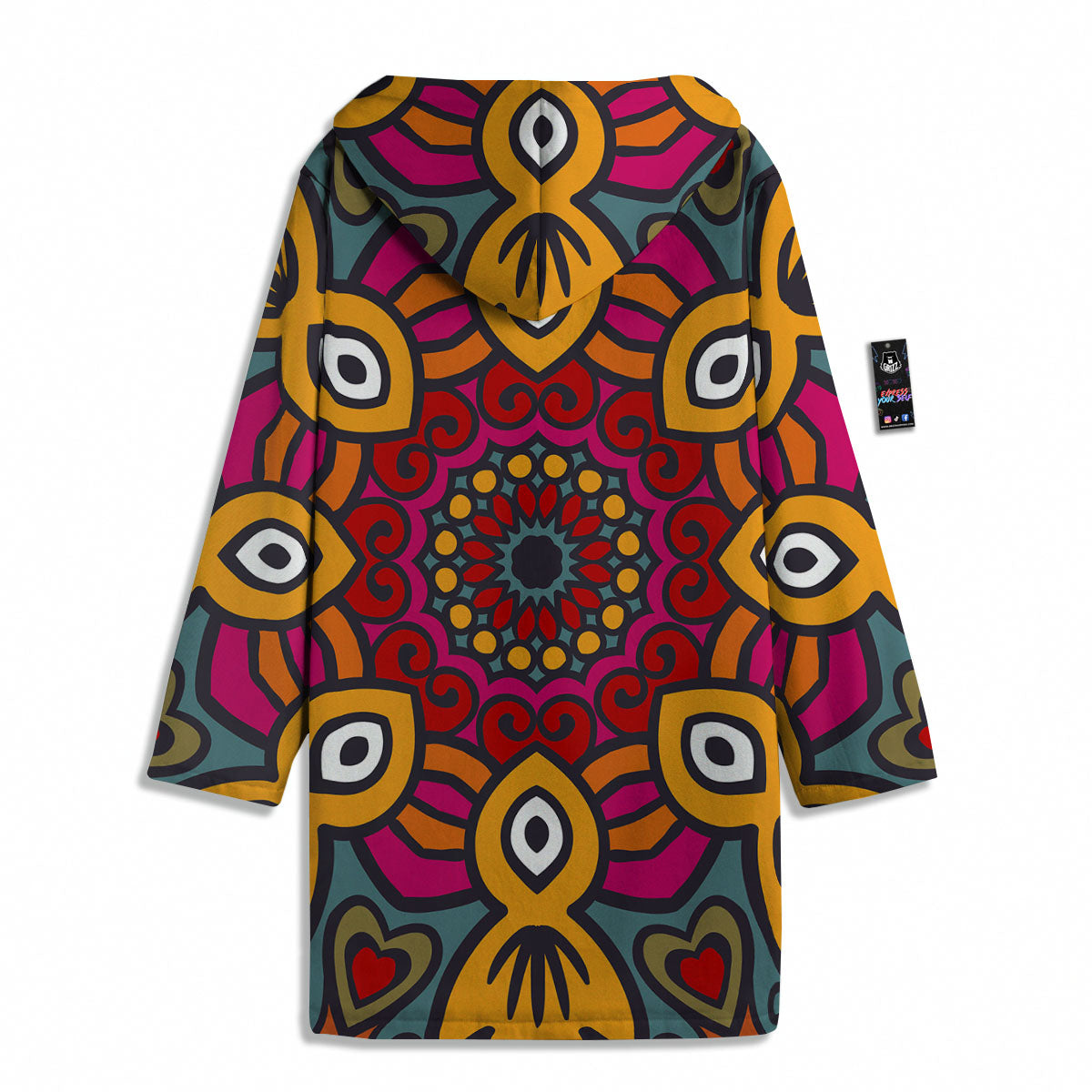 Mandala Bohemian Native Print Pattern Men's Windbreaker Jacket-grizzshop