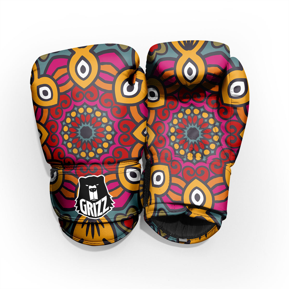 Mandala Bohemian Native Print Pattern Pro Boxing Glove