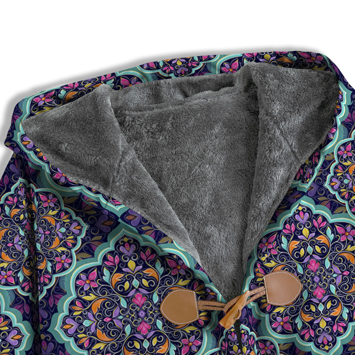Mandala Bohemian Purple Print Pattern Men's Windbreaker Jacket-grizzshop