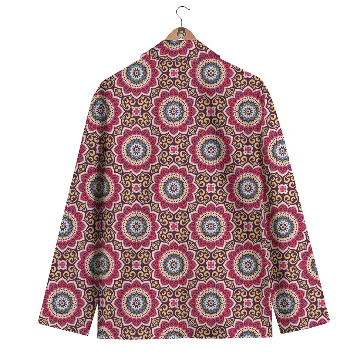 Mandala Boho Bohemian Pattern Print Men's Blazer-grizzshop