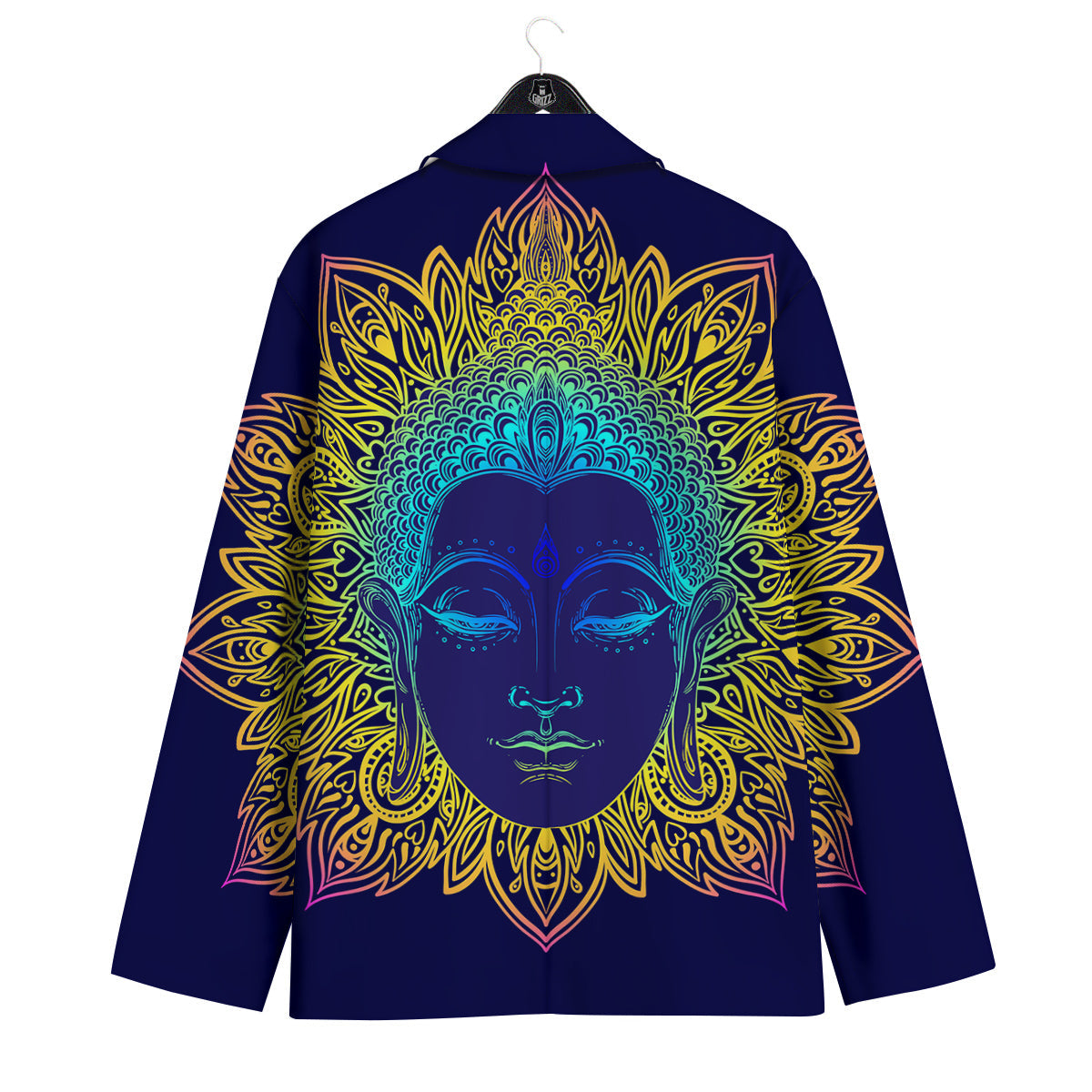 Mandala Buddha Colorful Print Men's Sport Coat-grizzshop