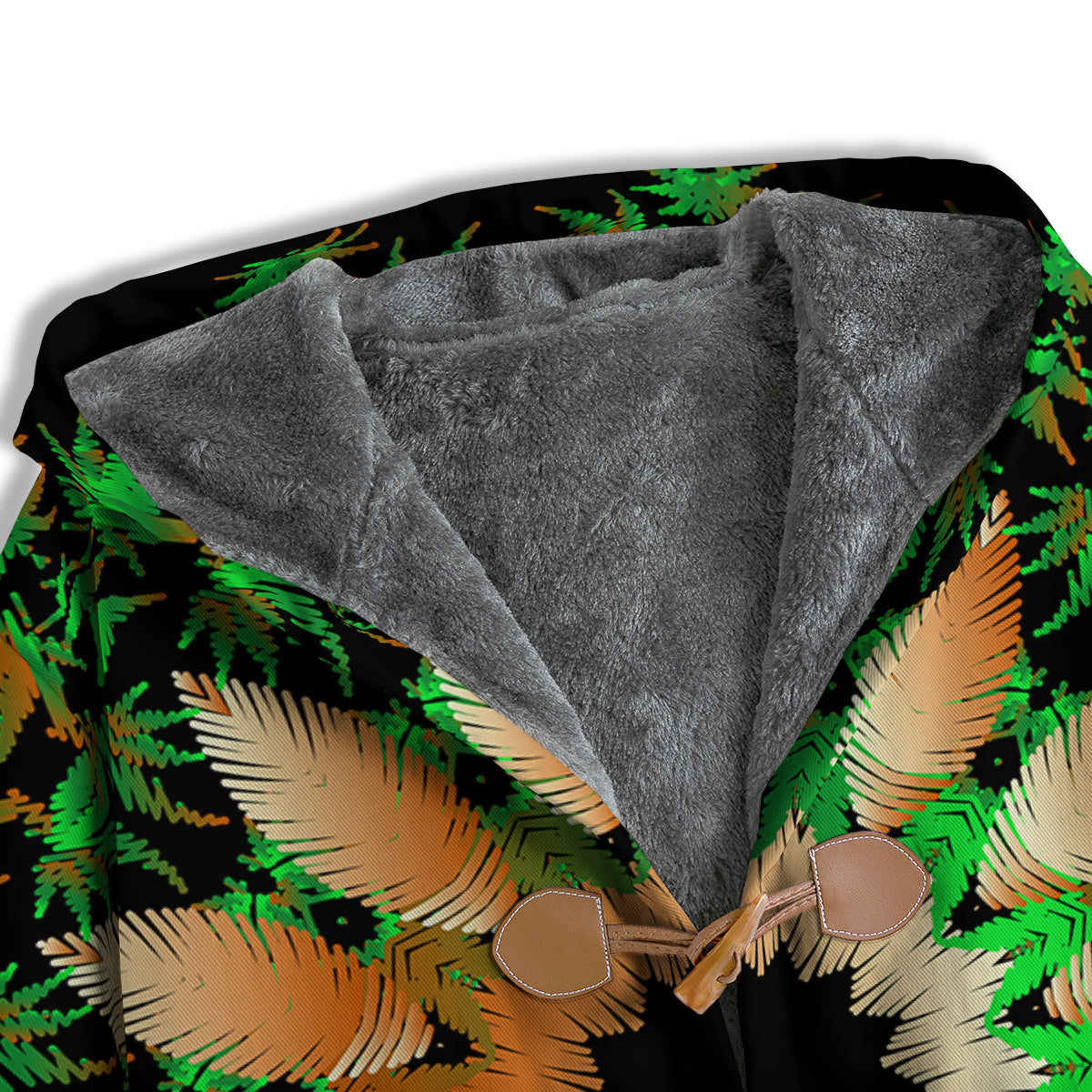 Mandala Cannabis Leaf Print Men's Windbreaker Jacket-grizzshop