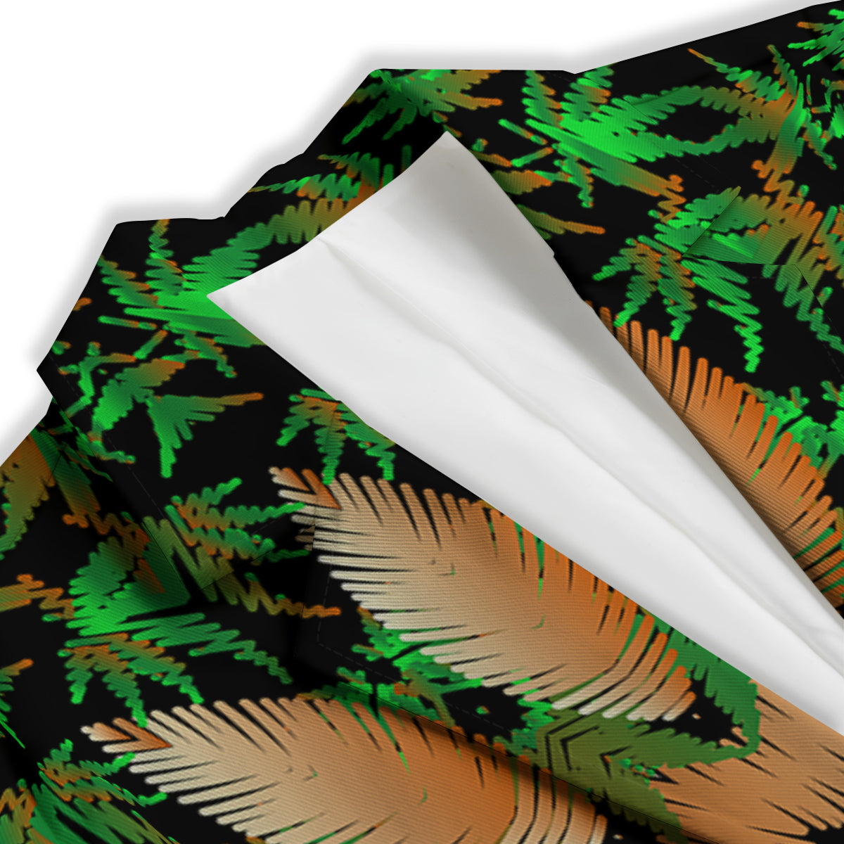 Mandala Cannabis Leaf Print Women's Blazer-grizzshop