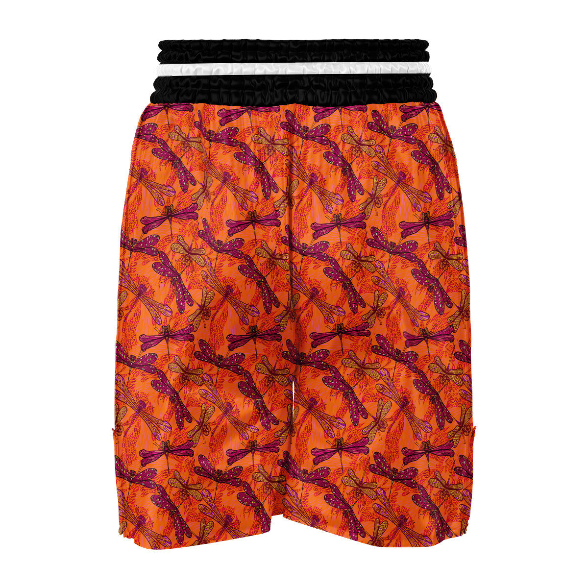Mandala Dragonfly Print Boxing Shorts-grizzshop
