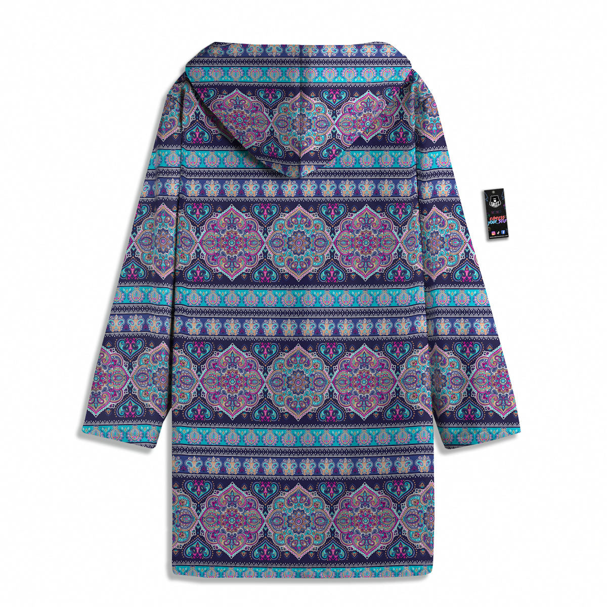 Mandala Ethnic Bohemian Print Pattern Men's Windbreaker Jacket-grizzshop