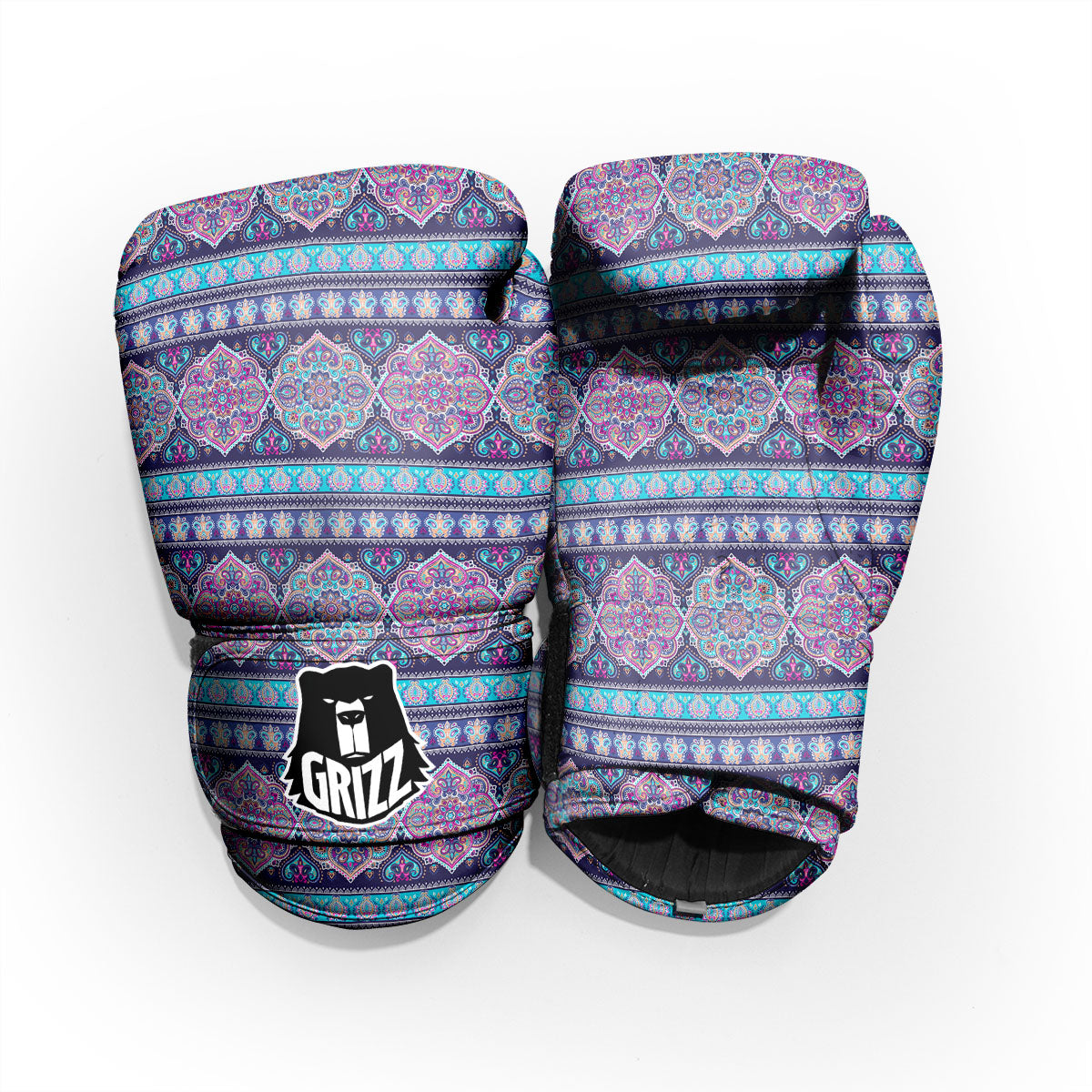 Mandala Ethnic Bohemian Print Pattern Pro Boxing Glove
