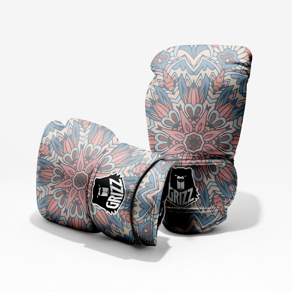 Mandala Ethnic Pastel Print Pro Boxing Glove