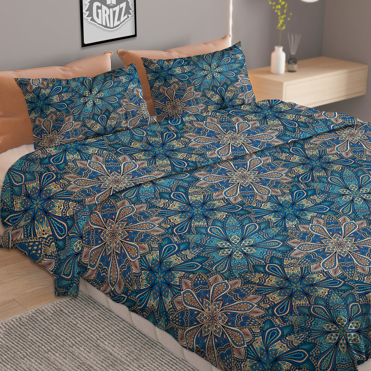 Lettuce Fresh Leaves Print Duvet Cover Bedding Set