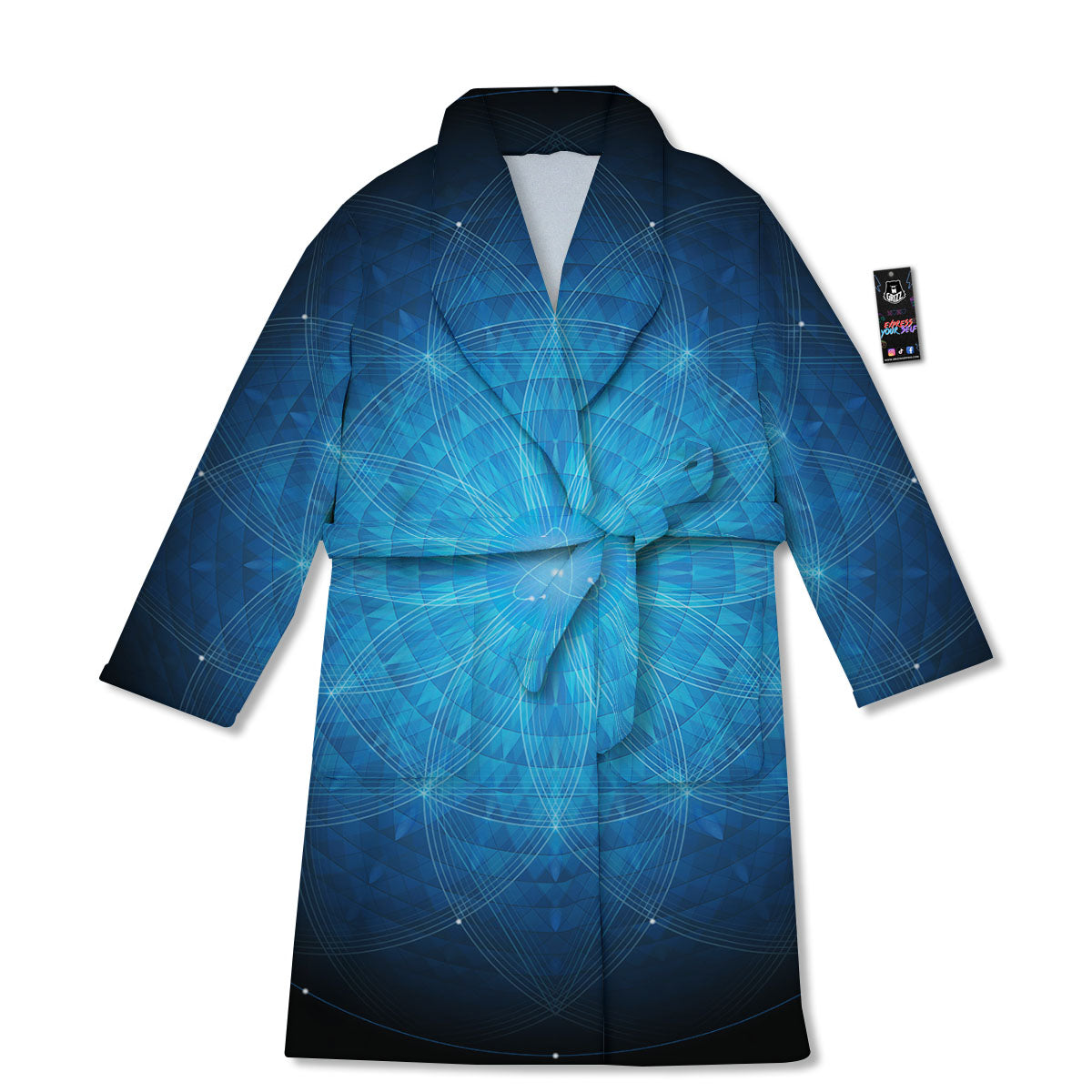 Mandala Light Print Bathrobe-grizzshop