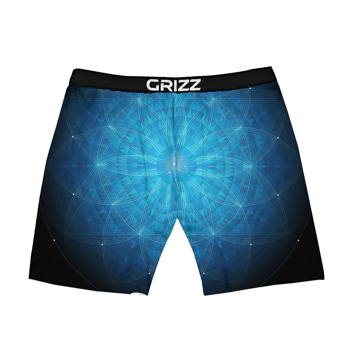 Mandala Light Print Boxer Briefs-grizzshop