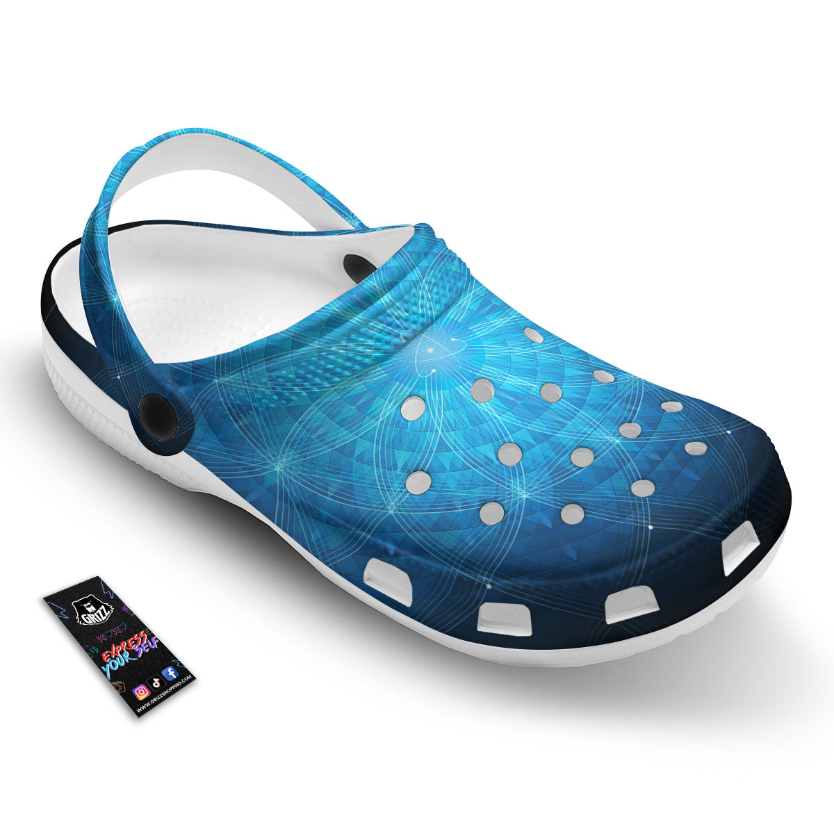 Mandala Light Print Clog-grizzshop