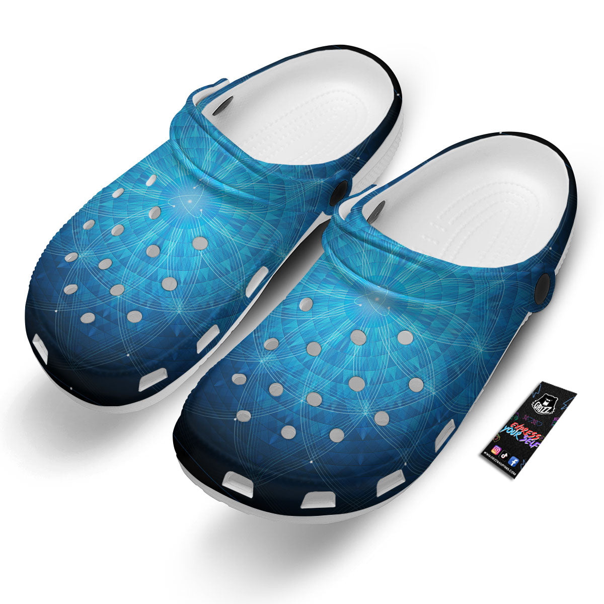 Mandala Light Print Clog-grizzshop