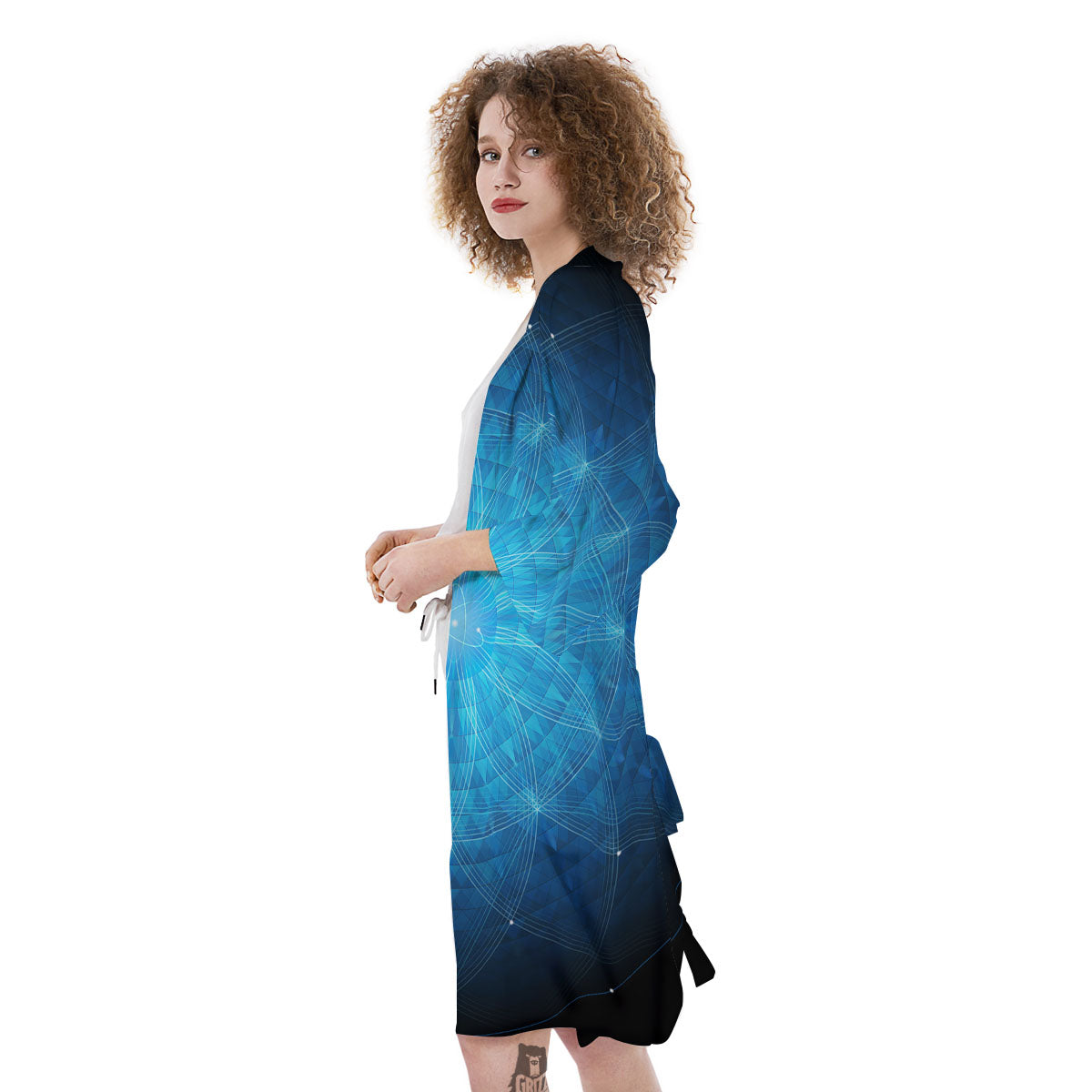 Mandala Light Print Kimono-grizzshop
