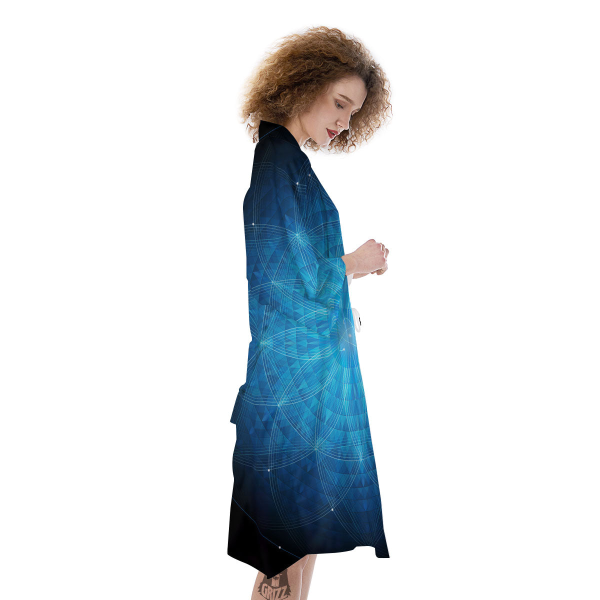 Mandala Light Print Kimono-grizzshop