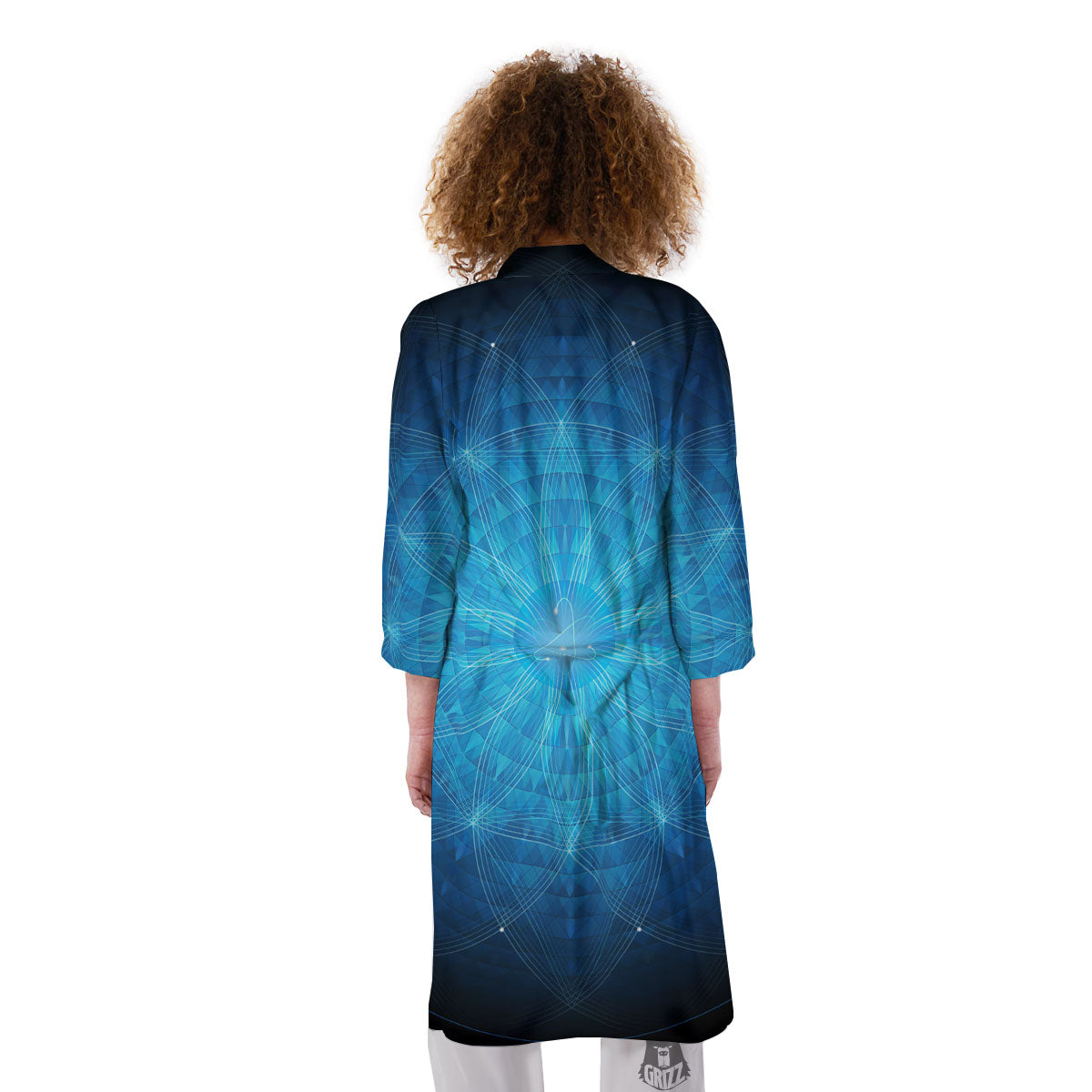 Mandala Light Print Kimono-grizzshop