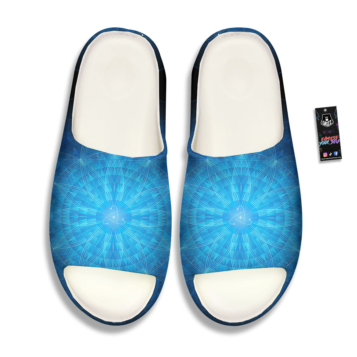Mandala Light Print Sandals-grizzshop