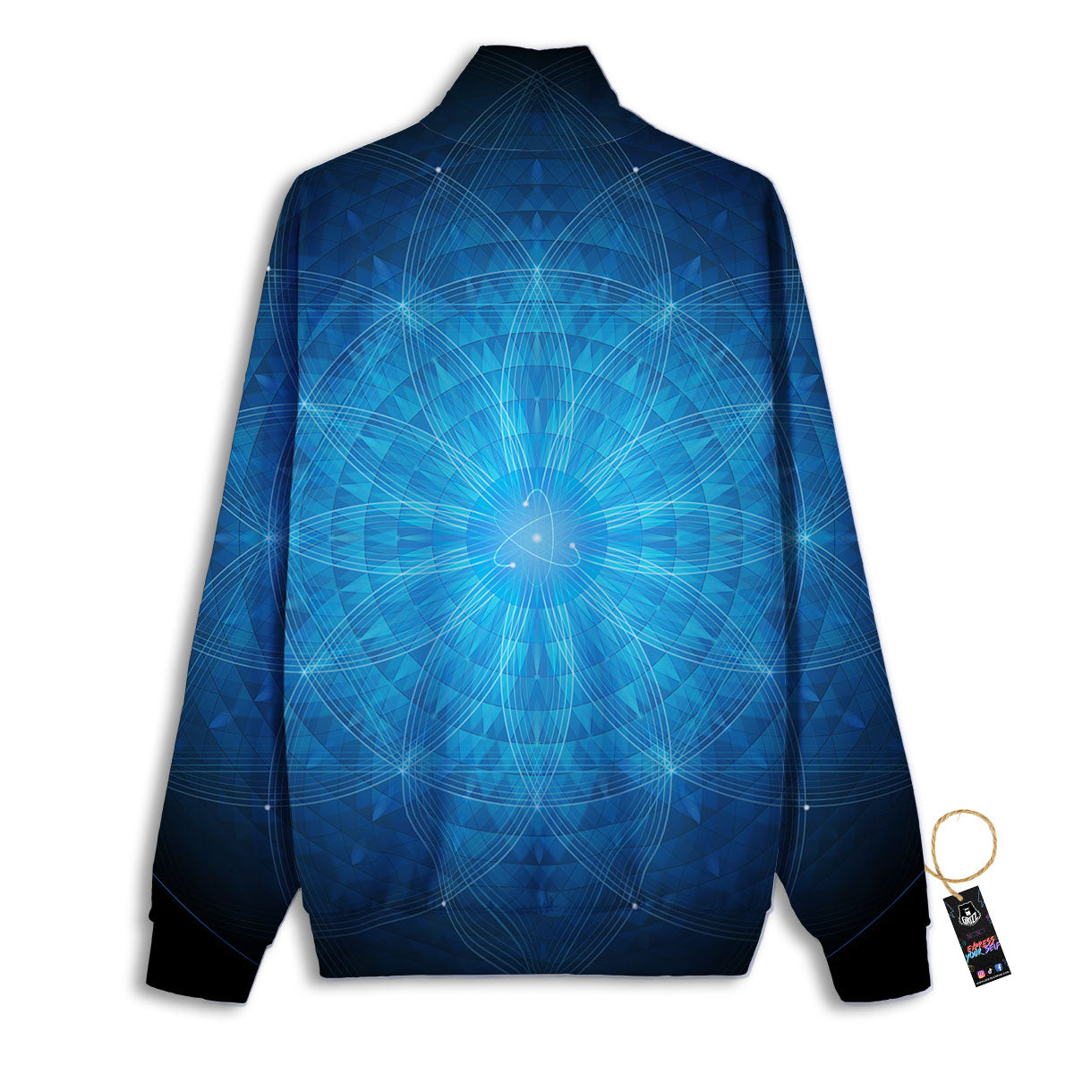 Mandala Light Print Track Jacket-grizzshop