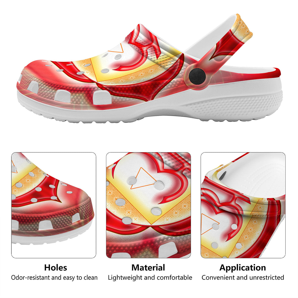 Mandala Muladhara Chakra Print Clog-grizzshop
