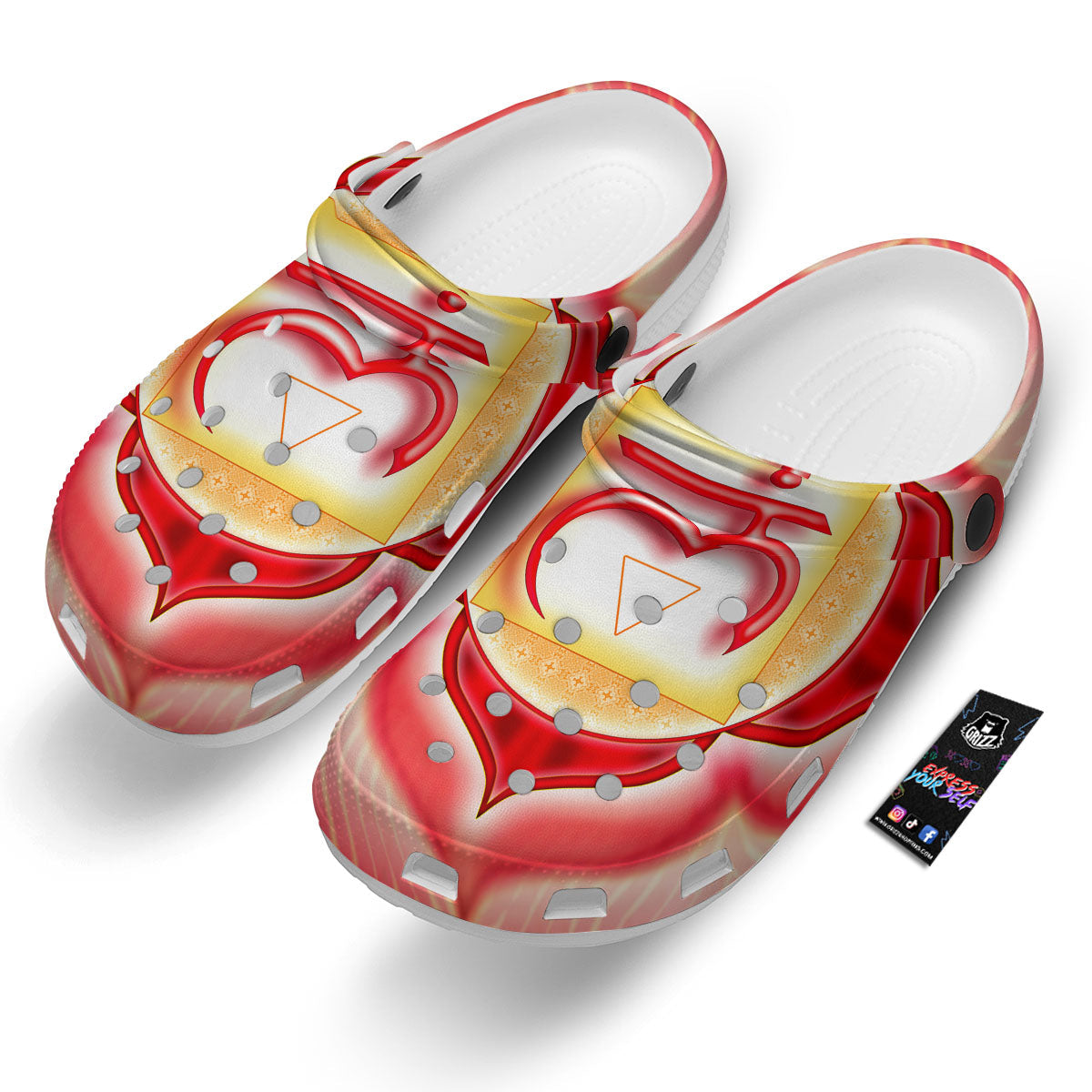 Mandala Muladhara Chakra Print Clog-grizzshop