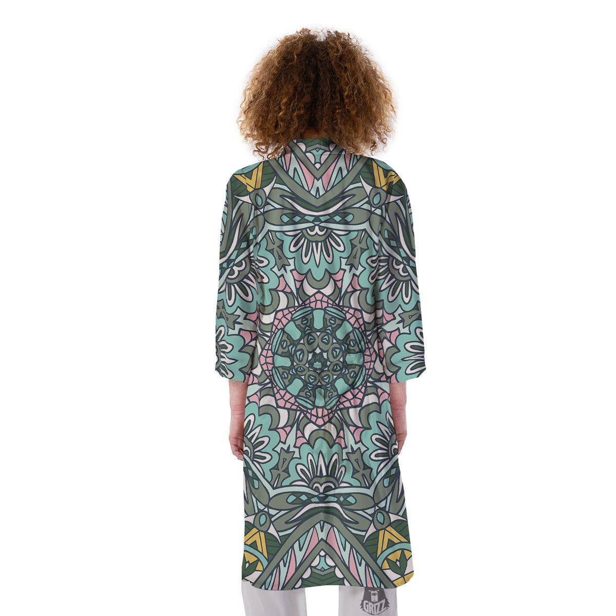 Mandala Ornament Pastel Print Kimono-grizzshop