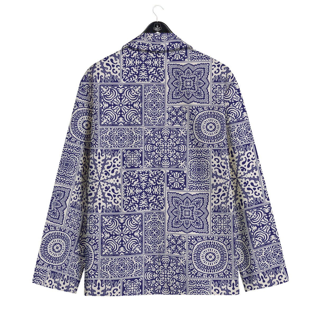 Mandala Patchwork Square Bohemian Print Pattern Men's Sport Coat-grizzshop