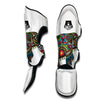 Mandala Silhouette Elephant Print Muay Thai Shin Guards-grizzshop