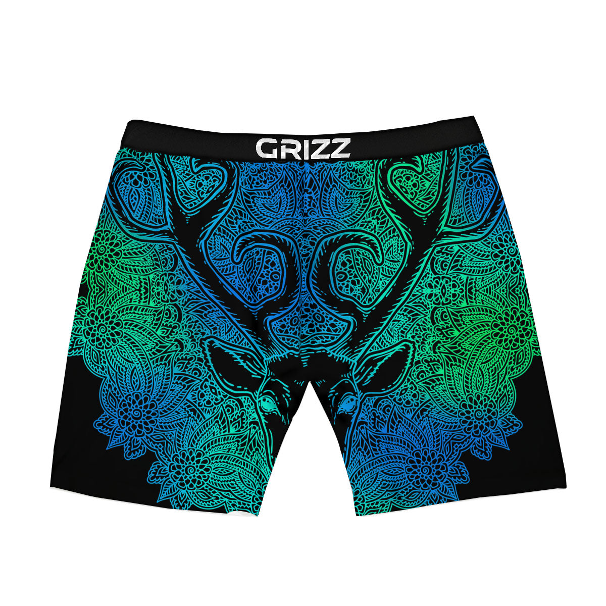Mandala Spiritual Deer Print Boxer Briefs-grizzshop