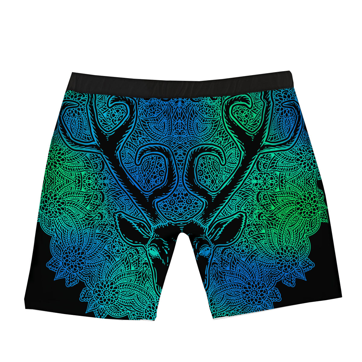 Mandala Spiritual Deer Print Boxer Briefs-grizzshop