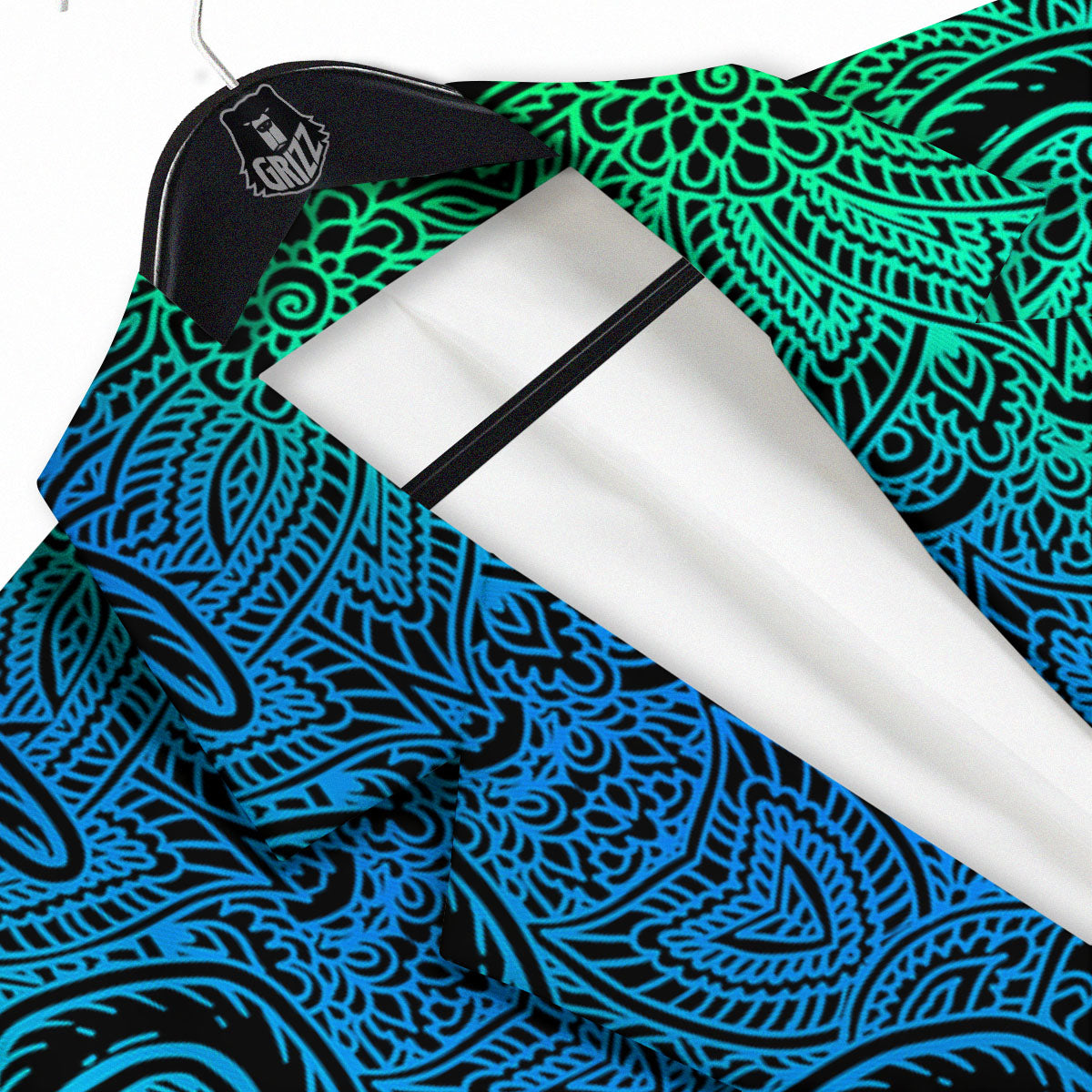 Mandala Spiritual Deer Print Men's Sport Coat-grizzshop