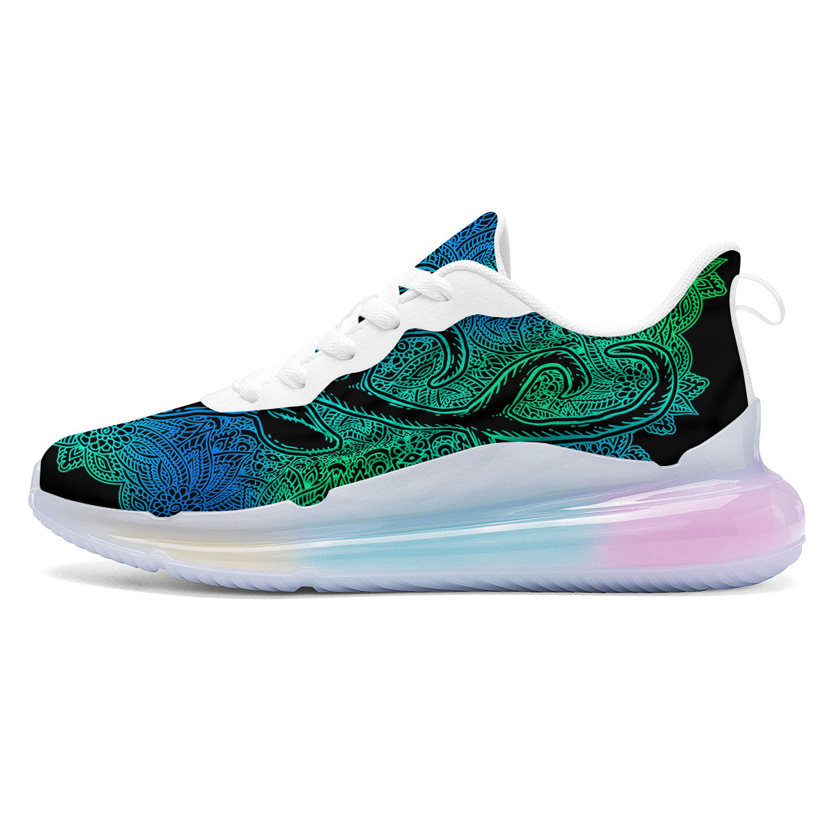 Mandala Spiritual Deer Print Running Sneakers-grizzshop
