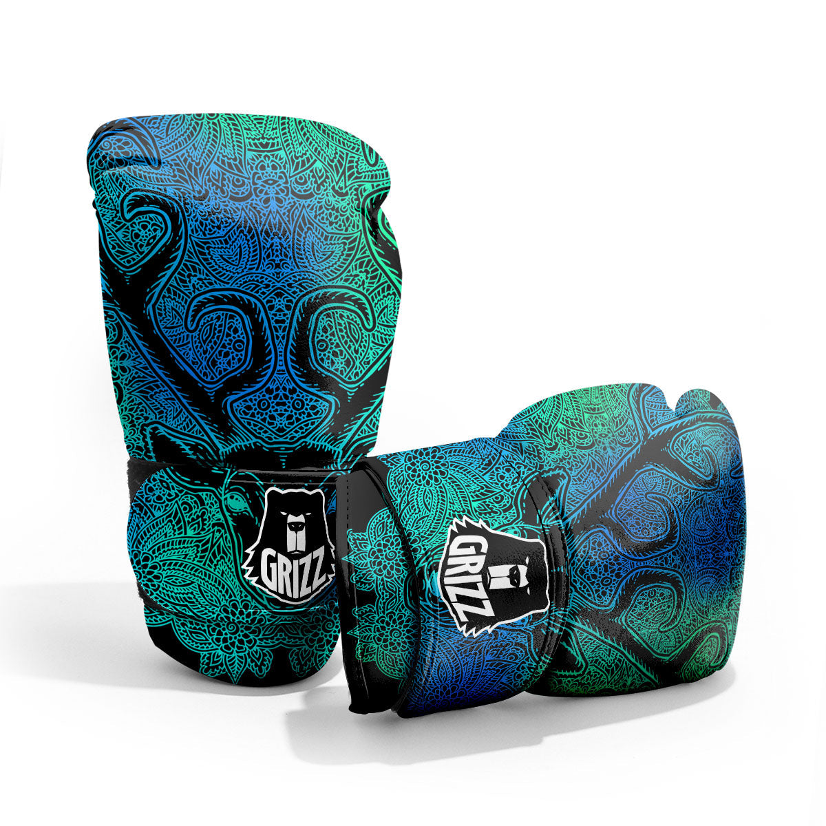 Mandala Spiritual Deer Print Pro Boxing Glove