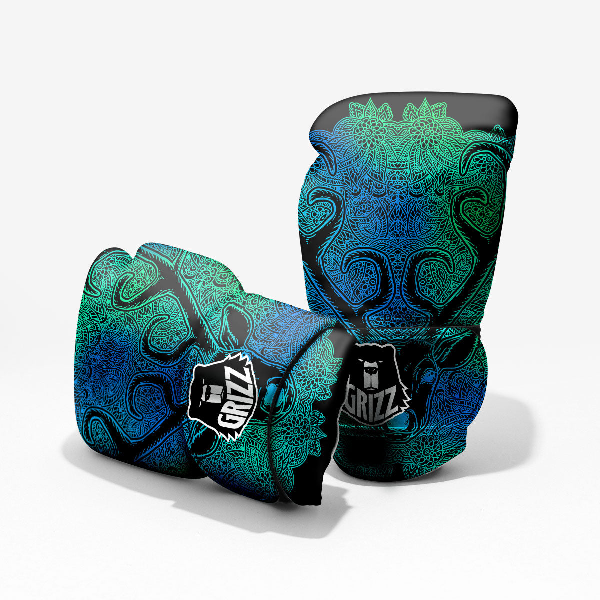 Mandala Spiritual Deer Print Pro Boxing Glove