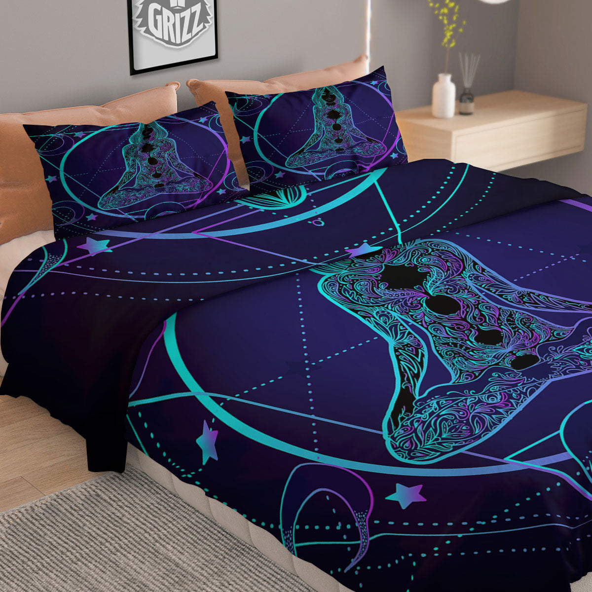 Meat Wagyu Beef Print Duvet Cover Bedding Set