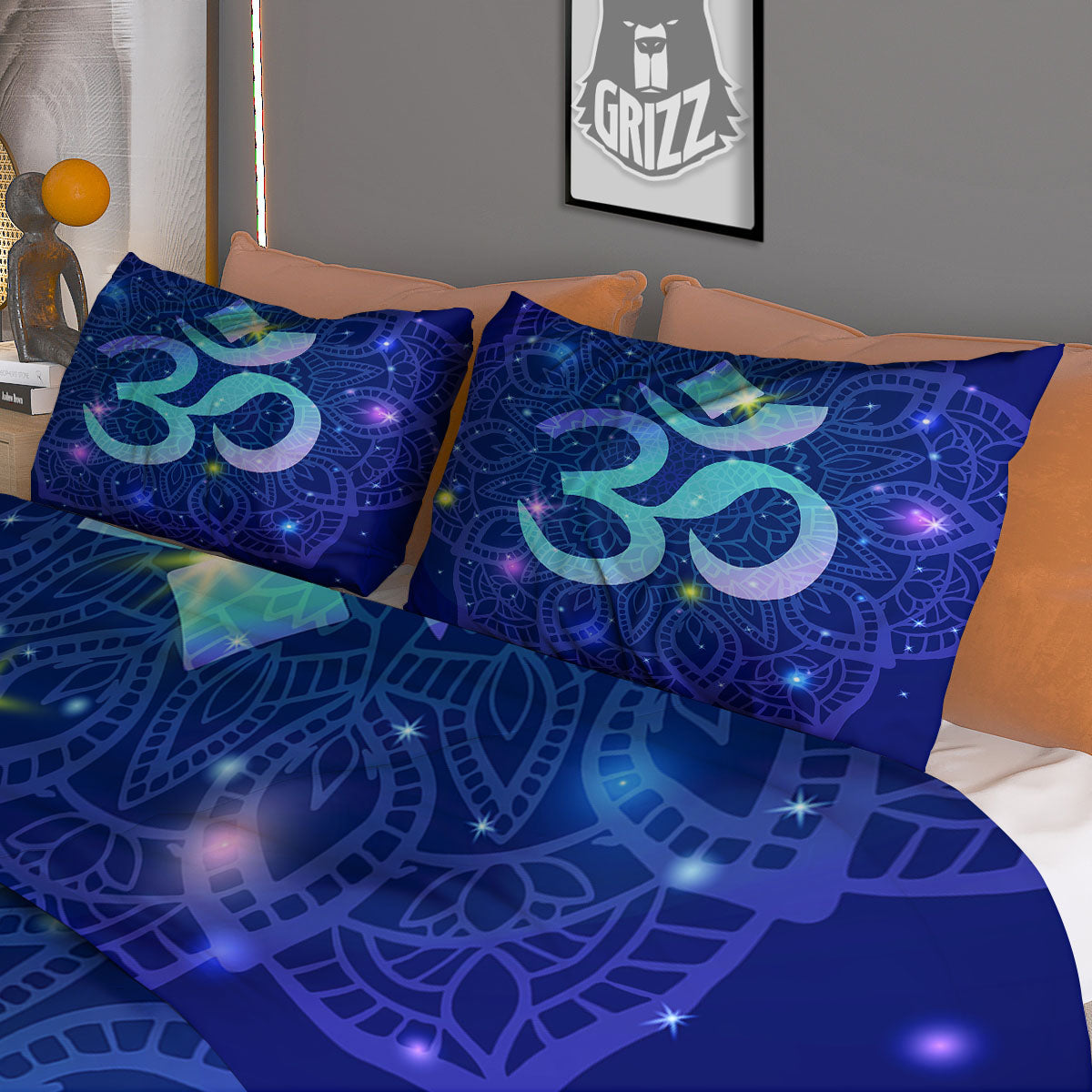 Melt Acid Turquoise Print Duvet Cover Bedding Set