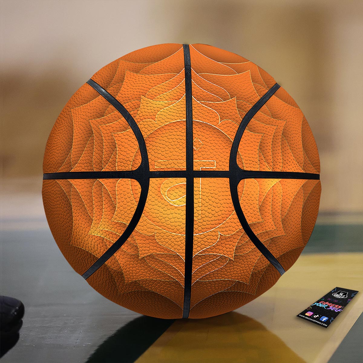 Mandala Swadhisthana Chakra Print Basketball