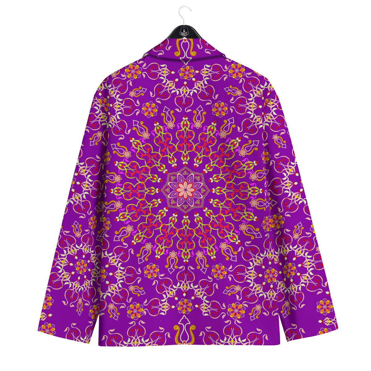 Mandala Trippy Purple Print Men's Sport Coat-grizzshop